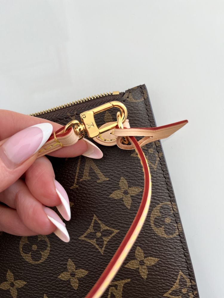 Lv pochette monogram saszetka Neverfull Louis Vuitton