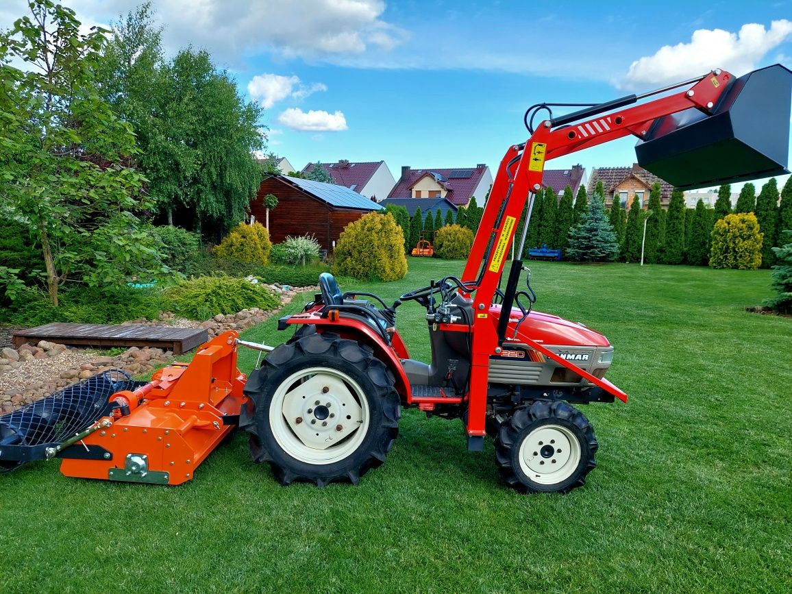 Traktorek Yanmar F220 22KM 4x4 Oryginał 849mth Bardzo Zadbany Kubota