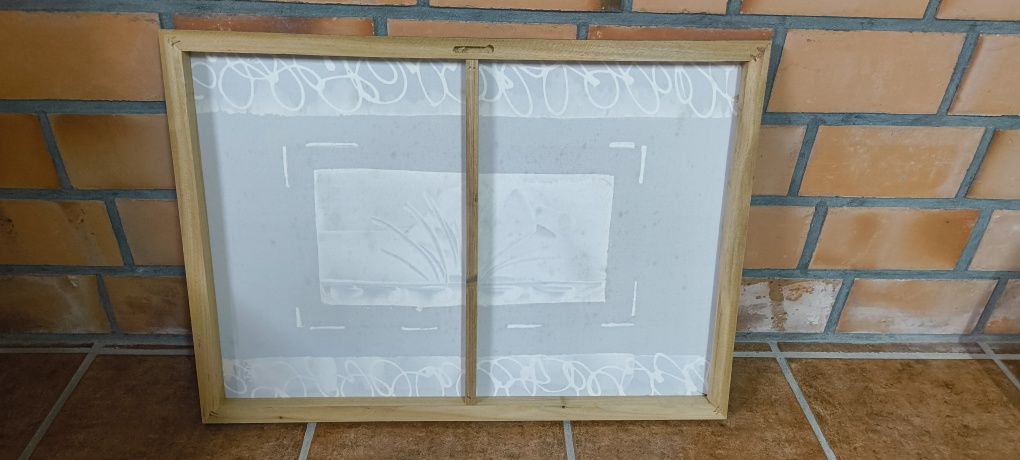 Quadro tela com relevo