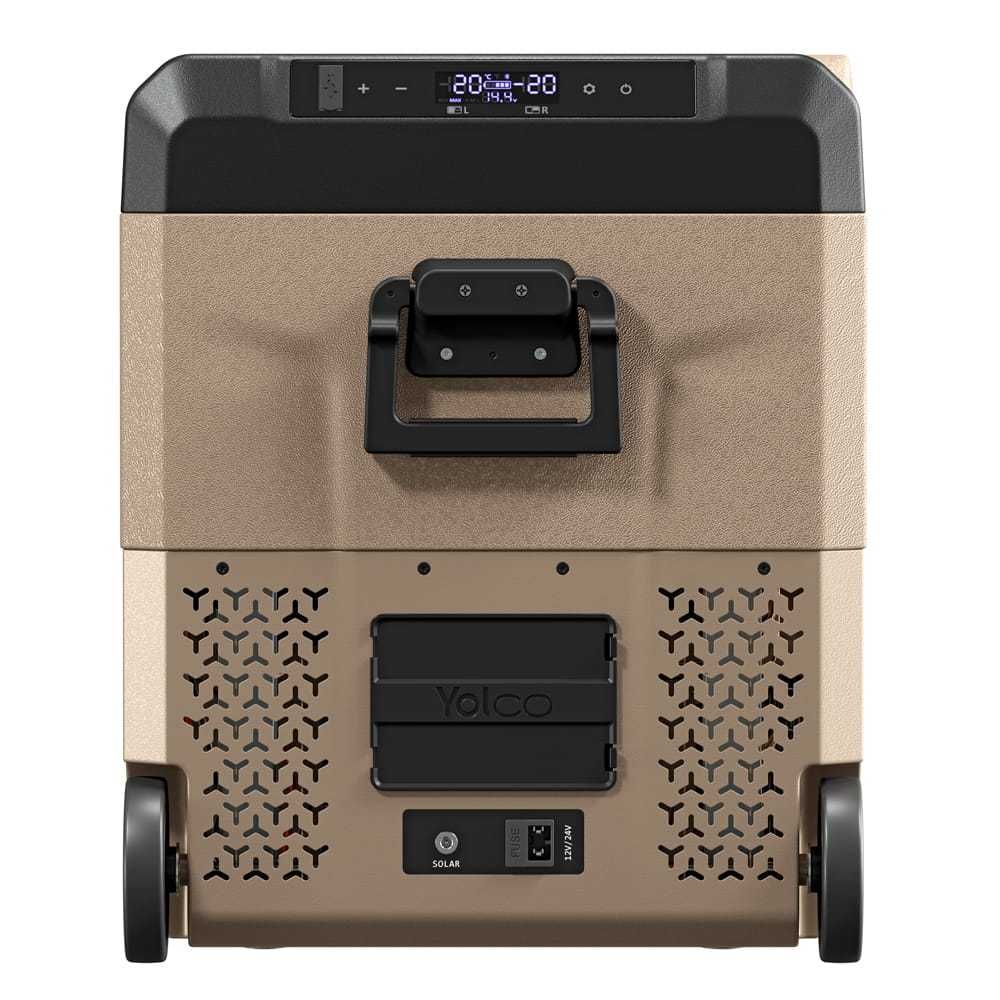 Lodówka kompresorowa turystyczna Yolco TCX 50 Sand DualZone 12/24/230V