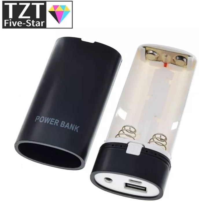 Якісний корпус павербанка PowerBank з захистом, під 2 батареї 18650