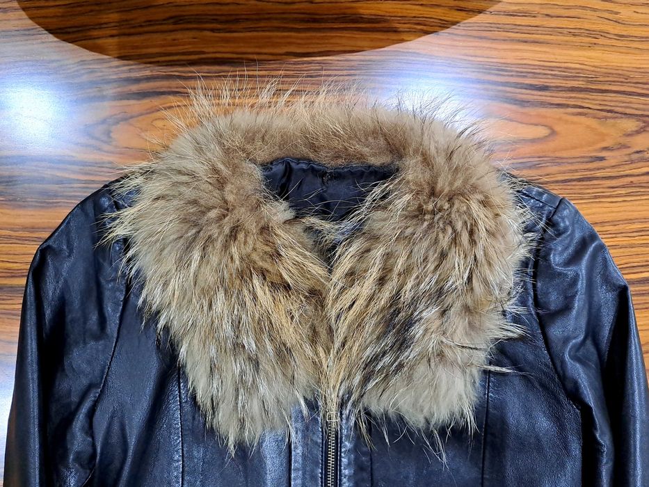 Casaco pele e pêlo