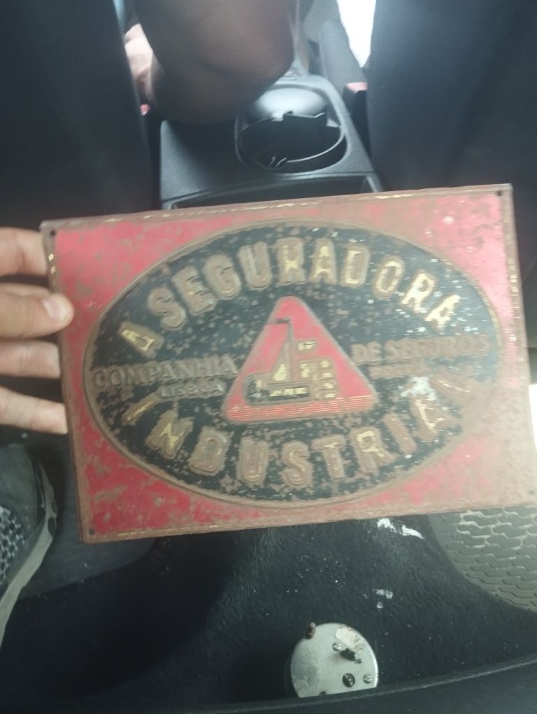 Chapa seguros antiga