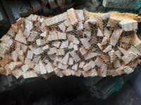 drewno w workach workowane rozpałkowe do wędzenia kominkowe brykiet