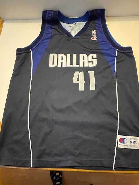 Koszulka koszykarska Dallas Maverics #41 Dirk Novitzki Champion XXL
