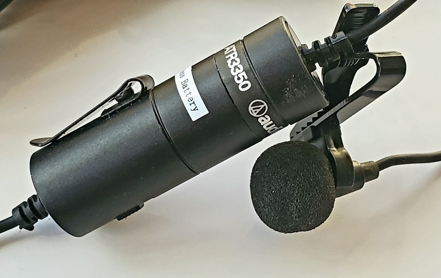 Петличний мікрофон Audio-Technica ATR3350, довжина 6 метрів!