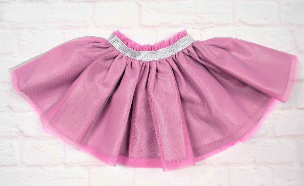 Nowa!Spódniczka z srebną gumką Polska92,98,104,110,116,122,134,140,146