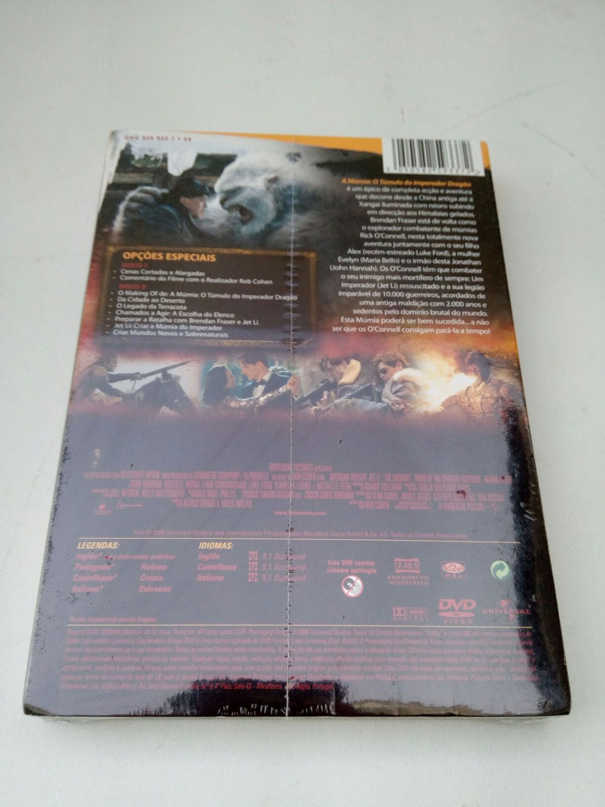 DVD "A Múmia" edição especial, 2 DVD, Selado