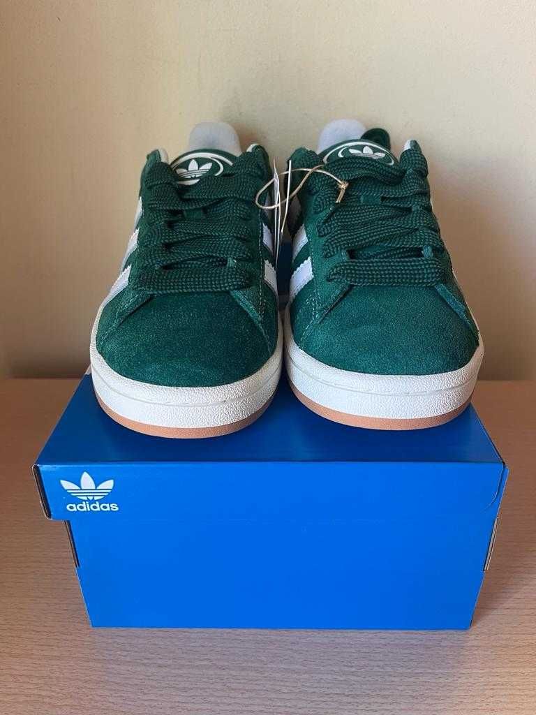 Adidas Campus 00s Dark Green Cloud White