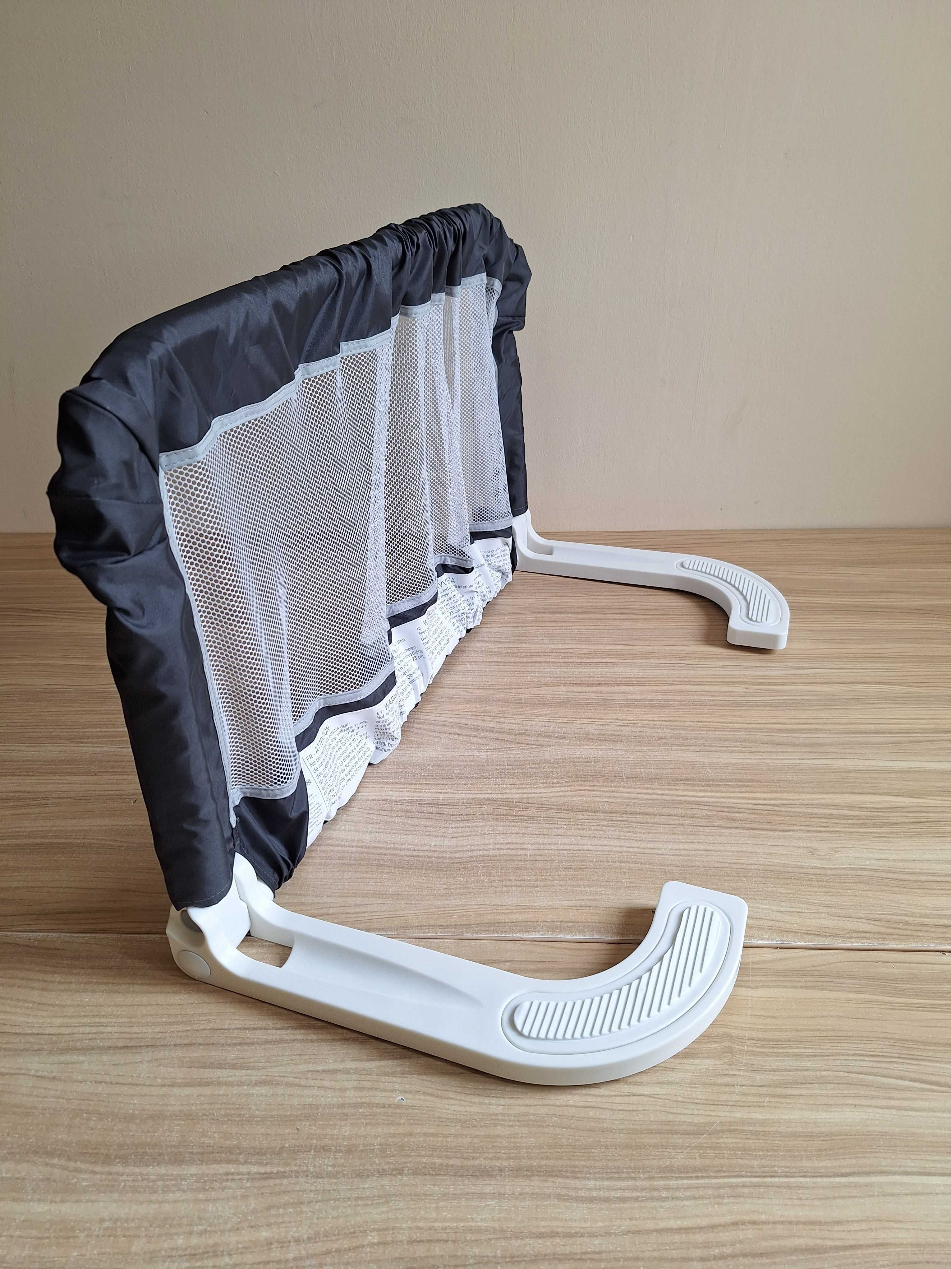Barierka składana do łóżeczka Safety 1st 106x42 cm ciemnoszara A