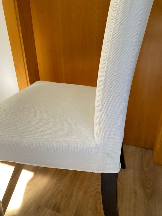 5 capas brancas para cadeiras Ikea Henriksdal