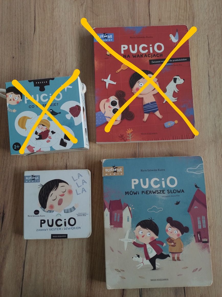 PUCIO książki i puzle- pojedynczo lub w zestawie