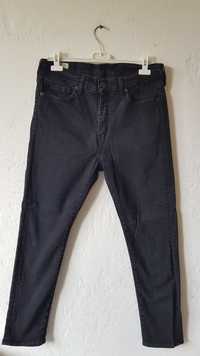 Levi's 510 W33 L30 czarne spodnie jeansowe