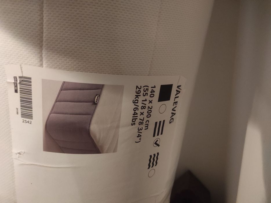 IKEA Materac Valevag 140x200