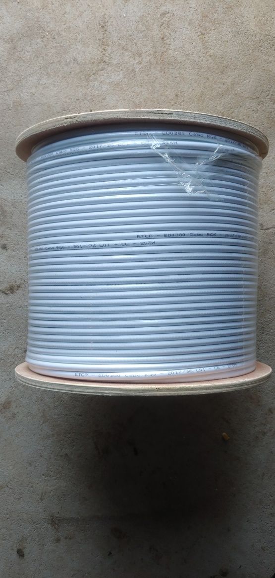 Cabo coaxial 300mt