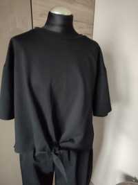 Czarna bluzka wiązana Punto milano