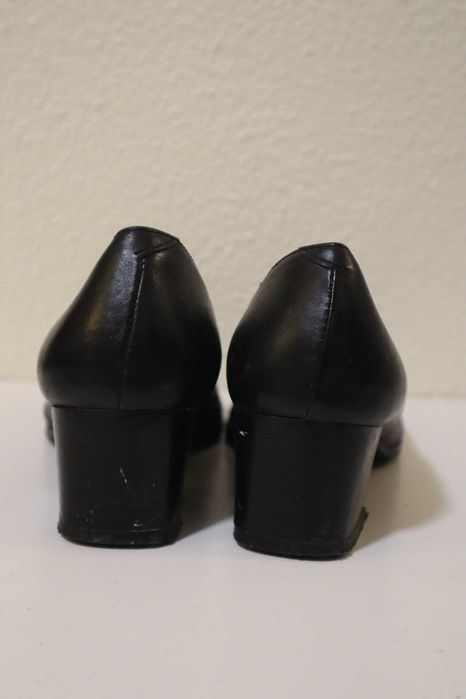 Sapatos Copitraje pretos para traje académico Português em pele, 38