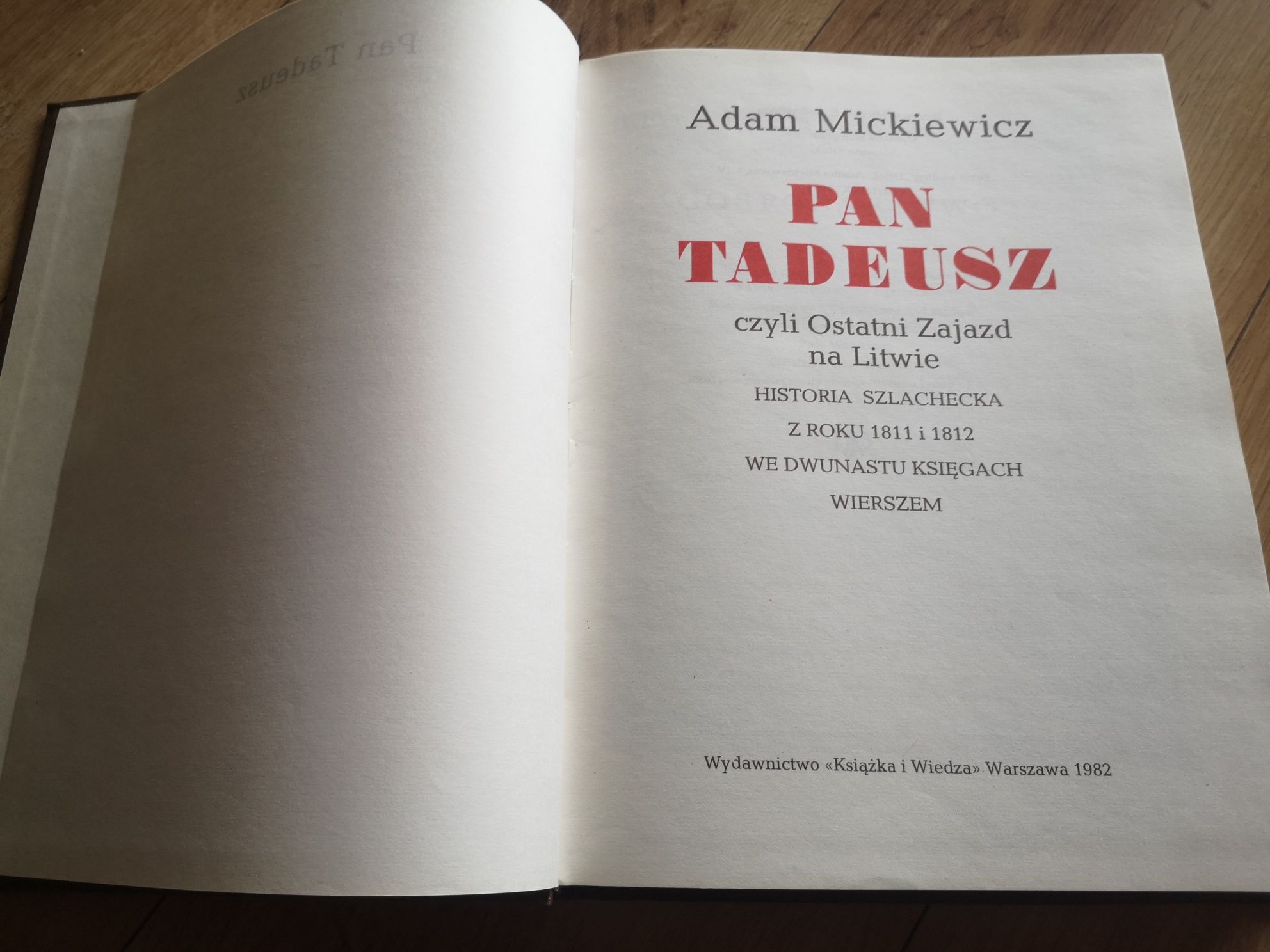 Pan Tadeusz 1982 PRL