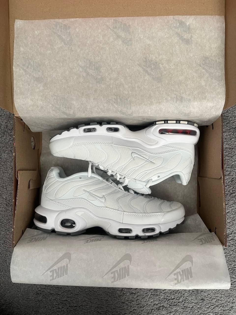 Кроссовки Nike Air Max Plus TN (Triple white)