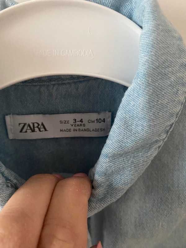 Koszula jeansowa ZARA r. 104