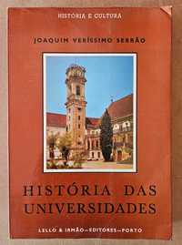 Livro História das Universidades - Joaquim Veríssimo Serrão