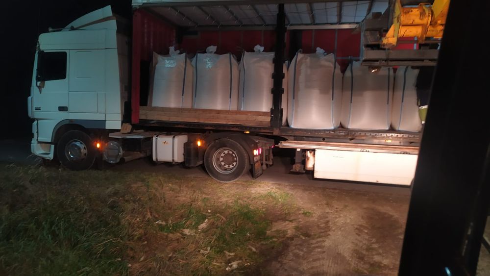 CCM kukurydza mielona w big bagach możliwy transport