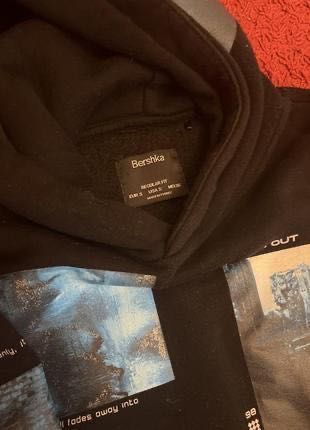 Толстовка, худі на флісі Bershka. Р. S