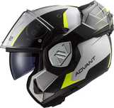 LS2 modułowy kask motocyklowy ADVANT CODEX white black 06, L