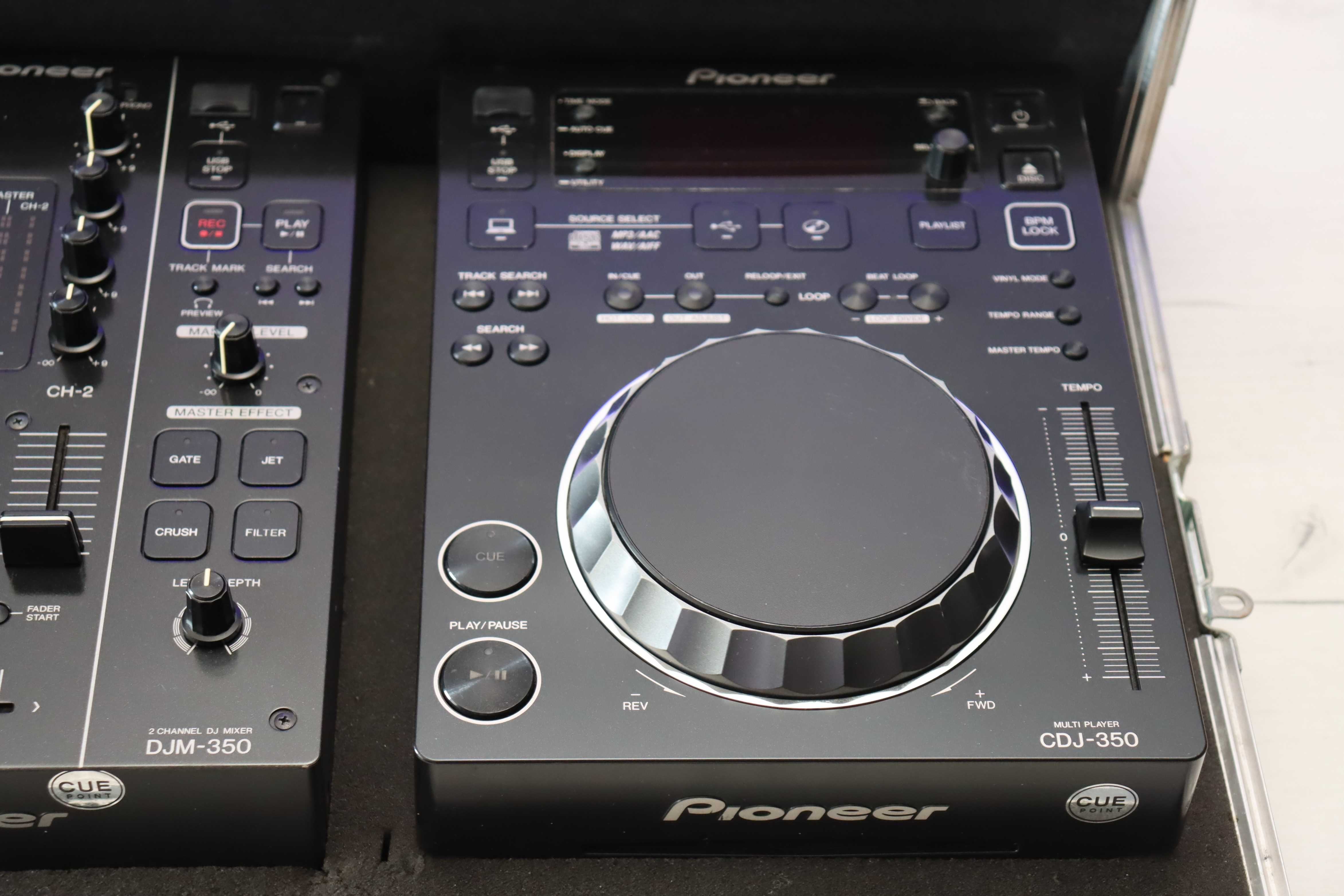 Konsola Pioneer CDJ 350 DJM 350 Walizka Case