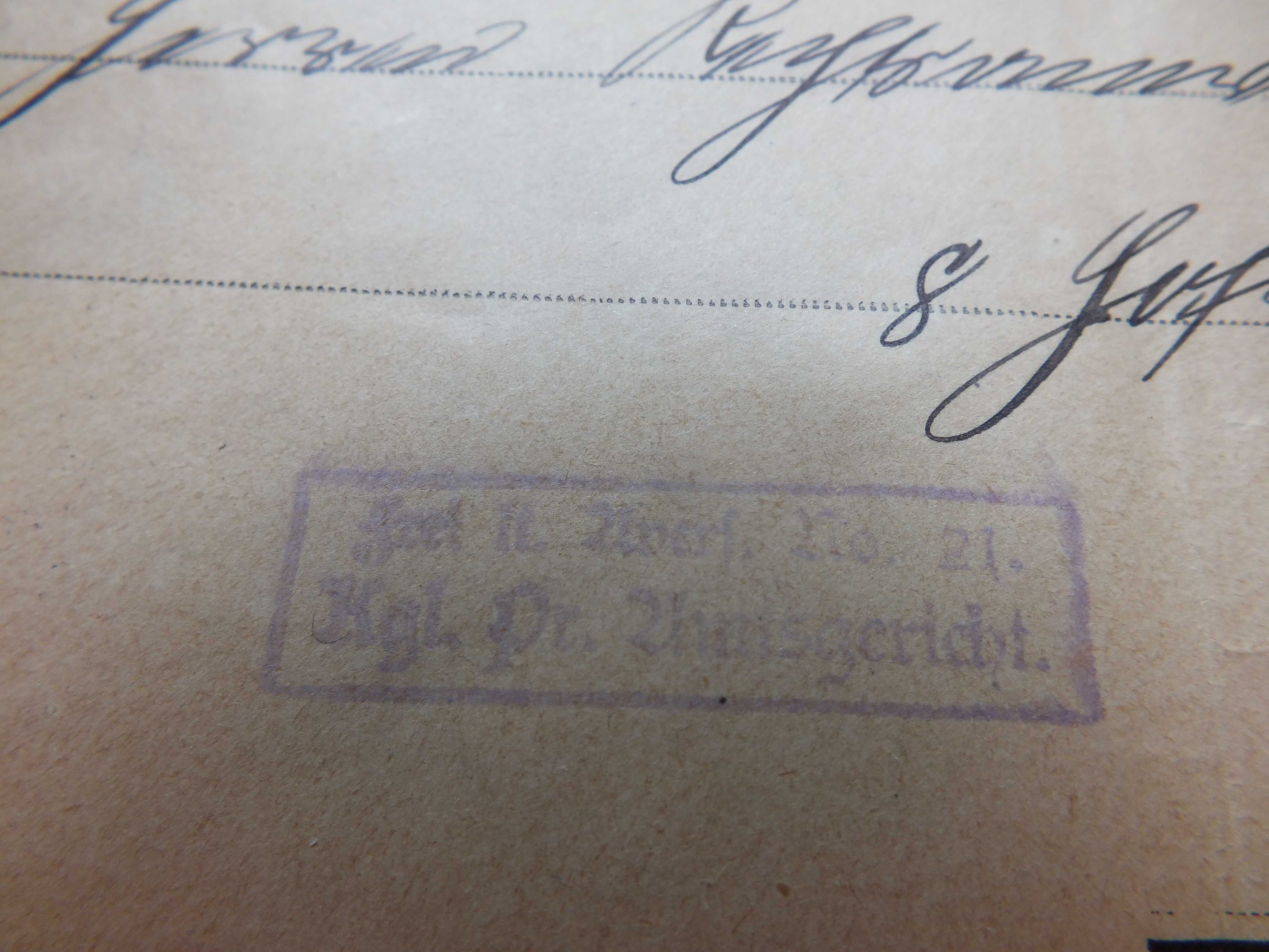 koperta znaczki Mi D4 Niemcy 1903r. Rzesza pieczęć ORZEŁ Reich FDC
