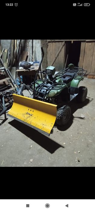 Pług do odśnieżania quad, traktorek,