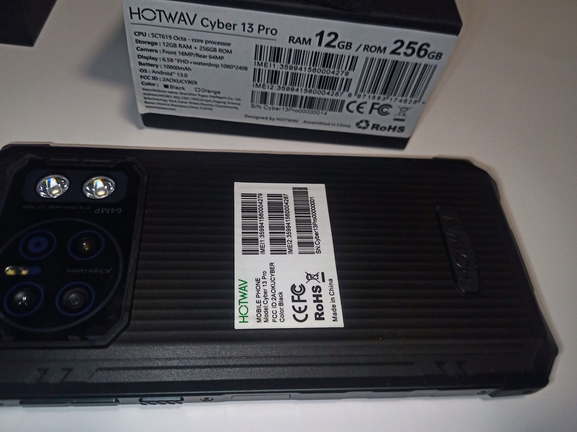 HOTWAV Cyber 13 Pro 12/256GB