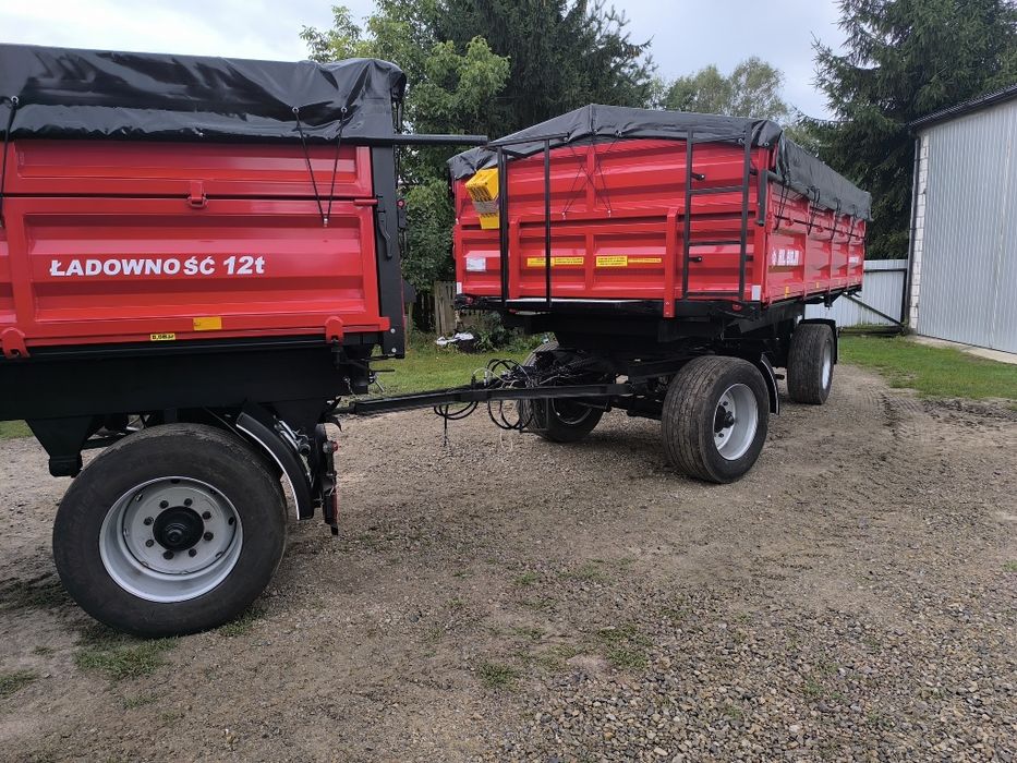 Przyczepa rolnicza HL8011 IFA wywrotka 3 strony