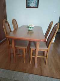 Stół do salonu/jadalni plus krzesła