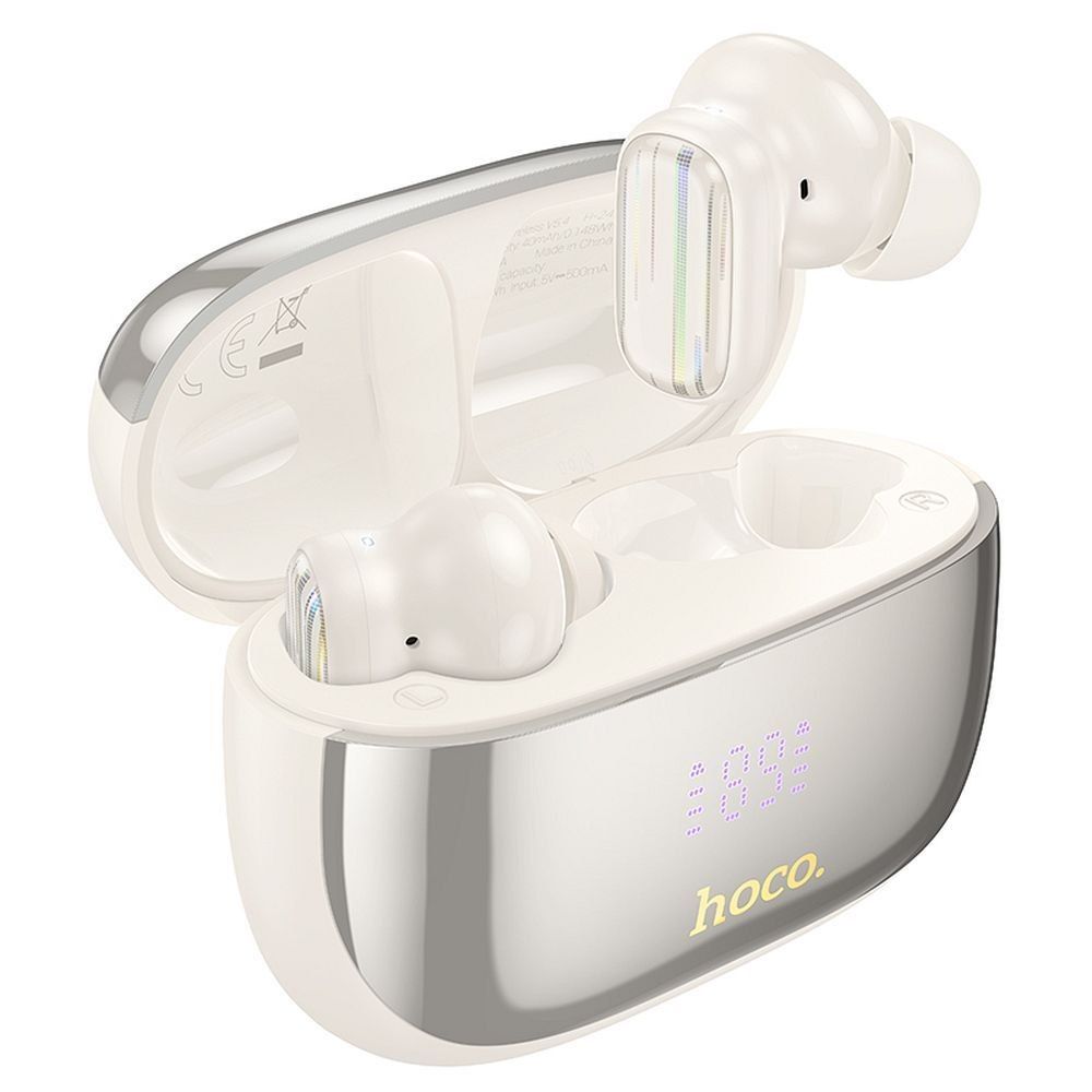 HOCO słuchawki bezprzewodowe bluetooth TWS ANC + ENC EQ20 białe
