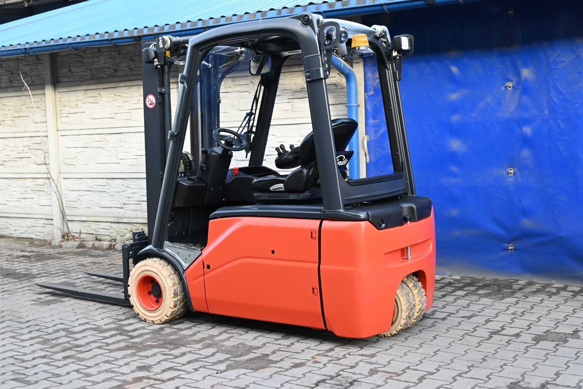 Wózek widłowy Linde E16 L Triplex 410 cm 2013 rok 6736 mth FHP 359