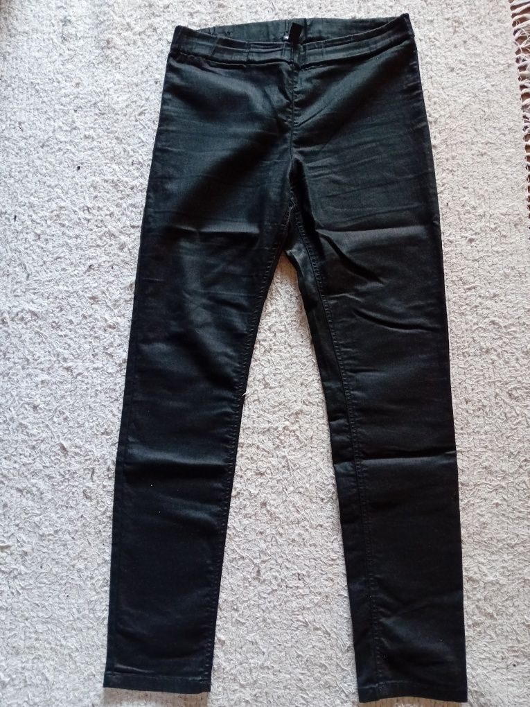 #H&M spodnie obcisłe legginsy czarne