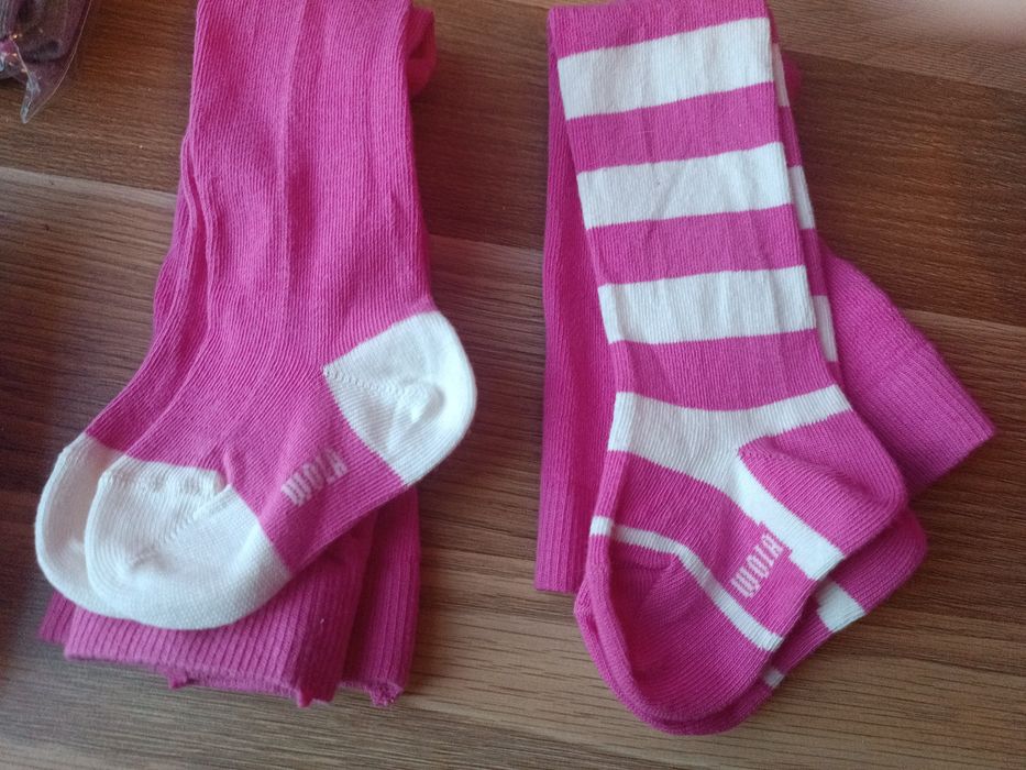 Zestaw 3 par NOWYCH rajstopek niemowlęcych Gatta Wola 68-74 + GRATIS