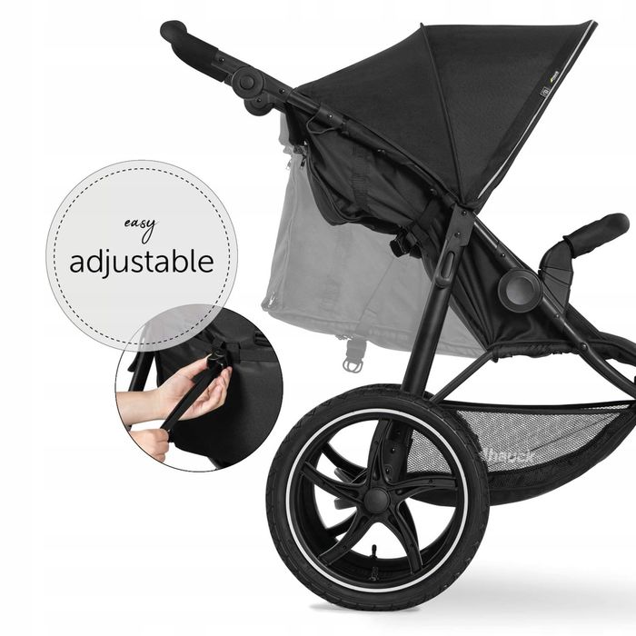 Wózek spacerowy sportowy Hauck Runner 2 black 25kg