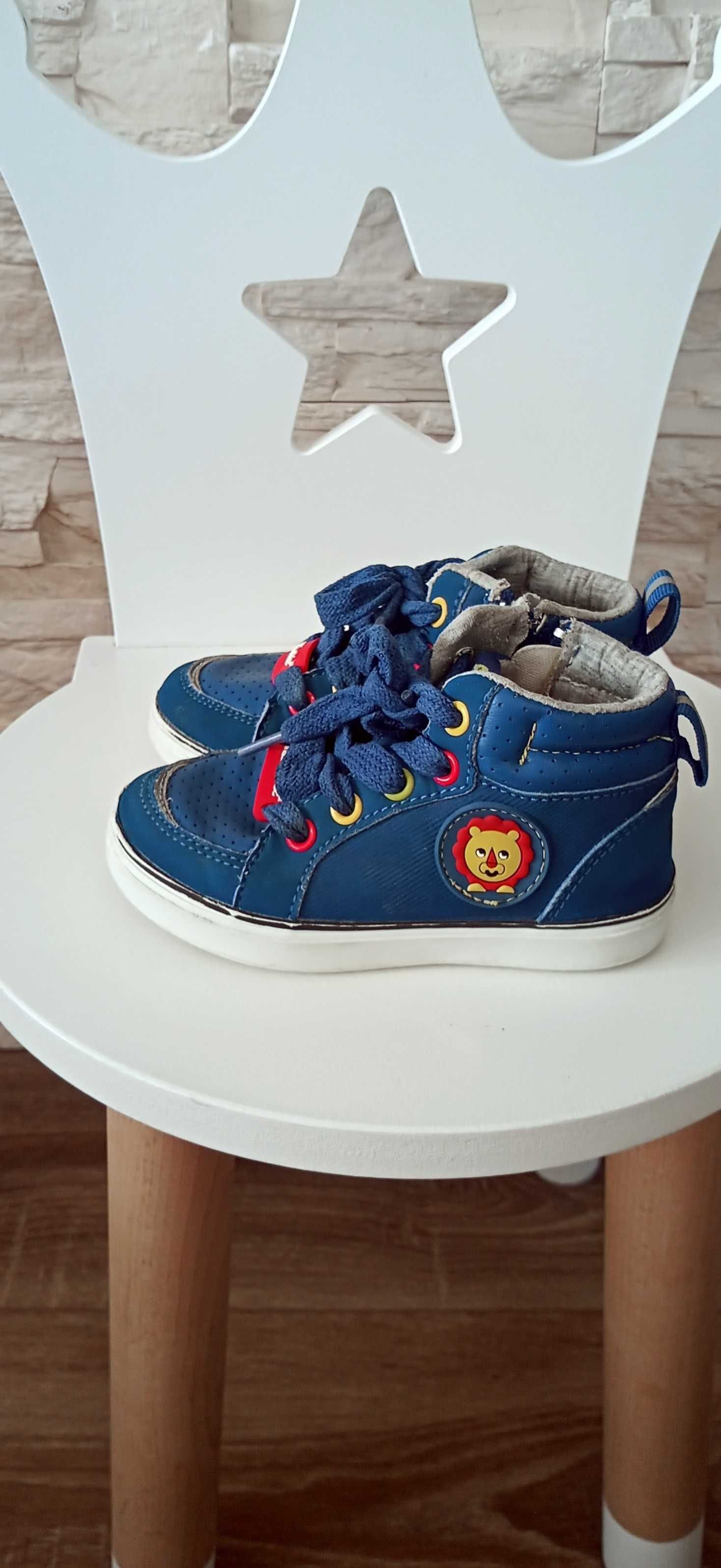 Sneakersy buty dla chłopca niebieskie r.24 Fisher Price