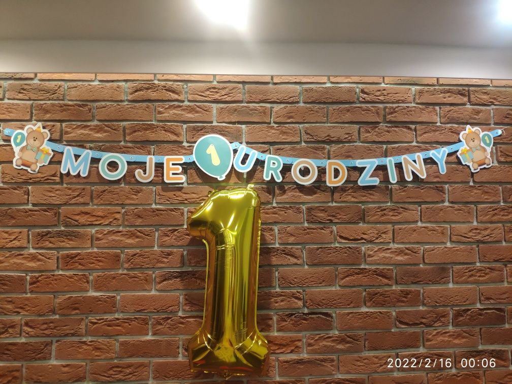 Girlanda i Balon 1 urodziny
