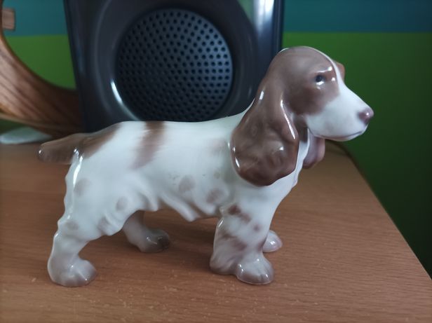 Figurka Porcelanowa Pies Spaniel B&G