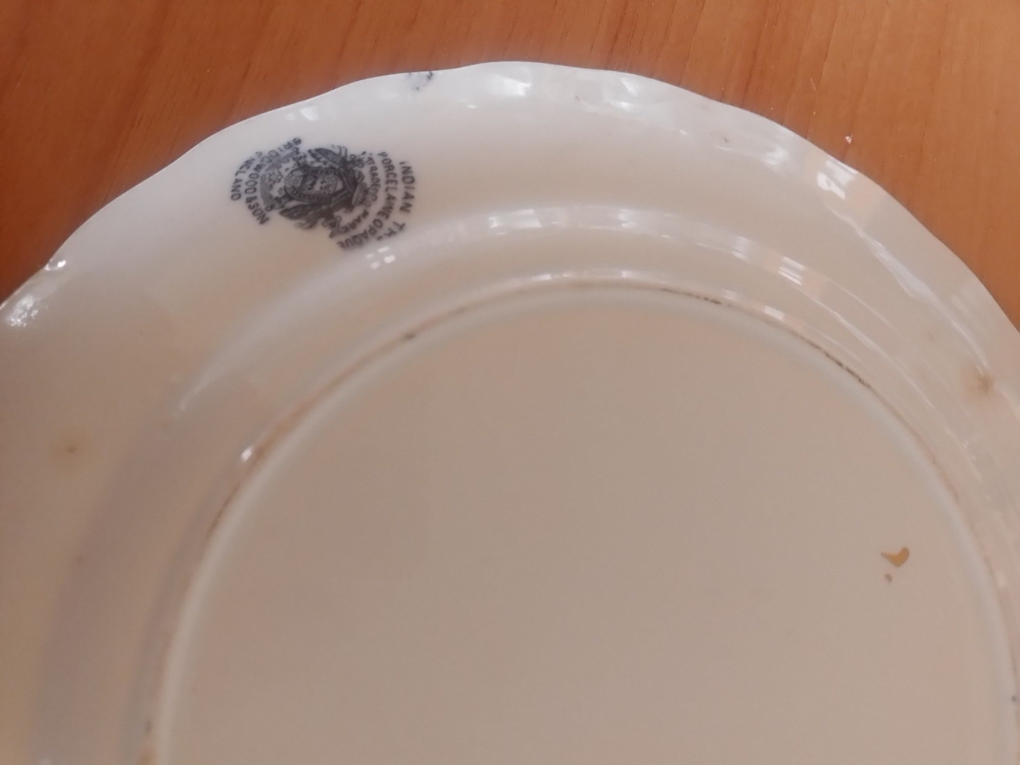 Prato em porcelana inglesa Indian Tree Bridgwood & Son