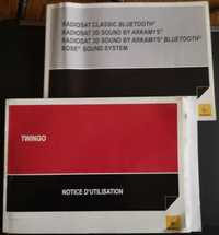 Renault Twingo II książka serwisowa francuska instrukcja obsługi radia