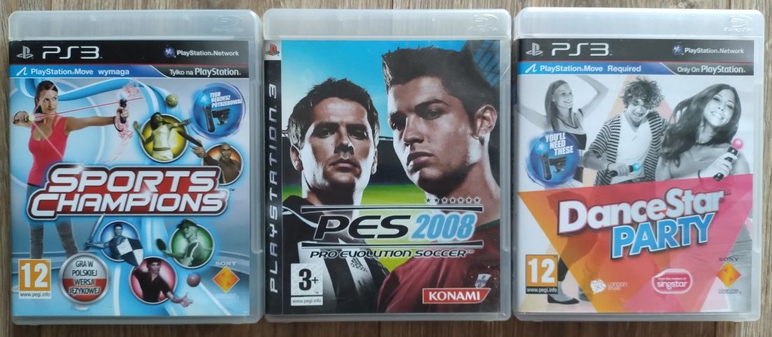 Zestaw 3 gier na konsolę PS3