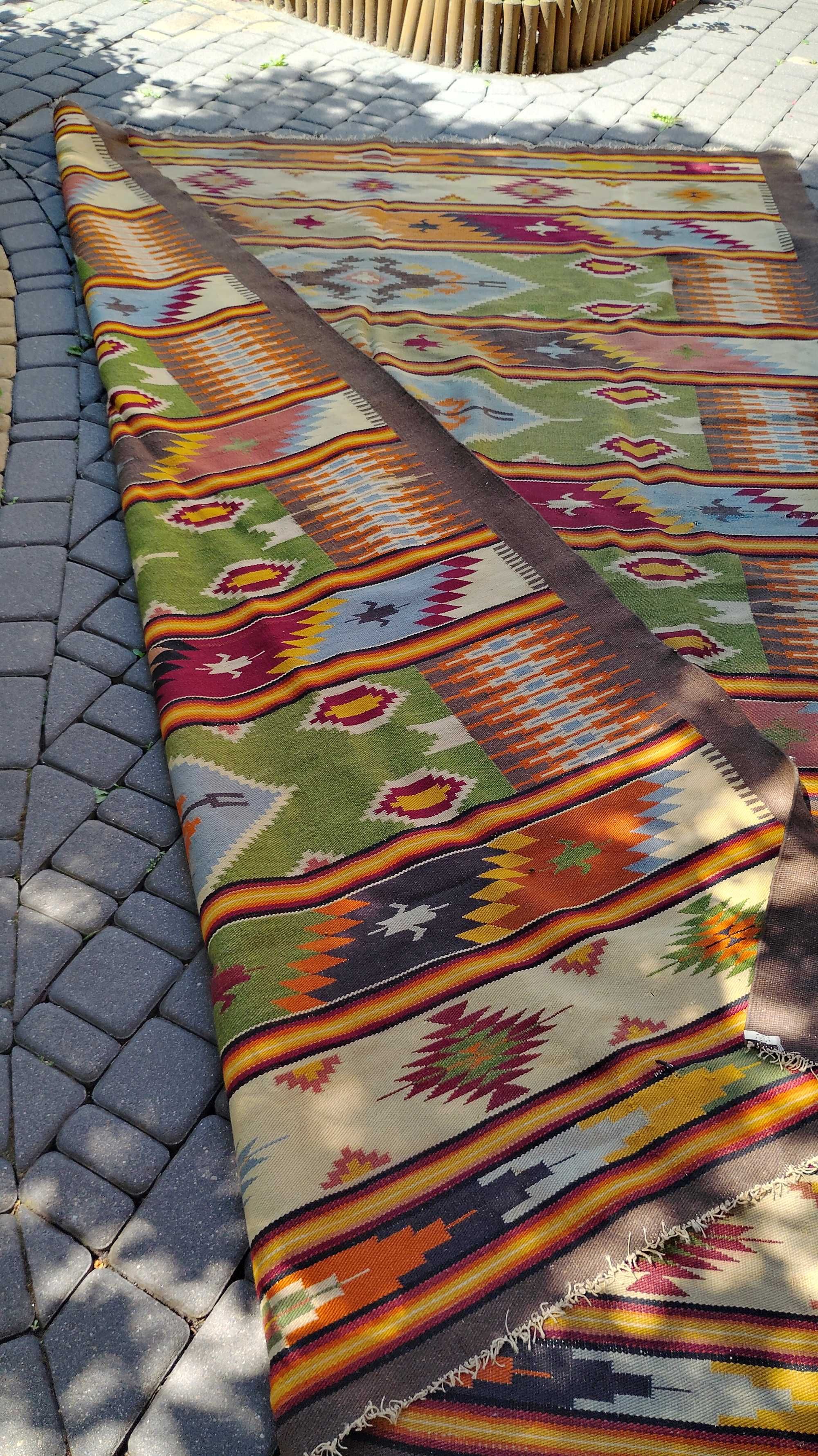 Polski kilim wełniany z lat 30