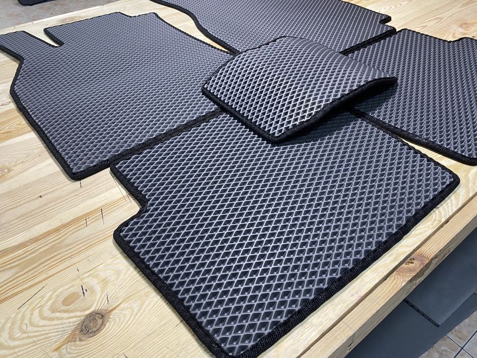 Коврики єва ева renault megan 2 поліки килими рено меган 2 3