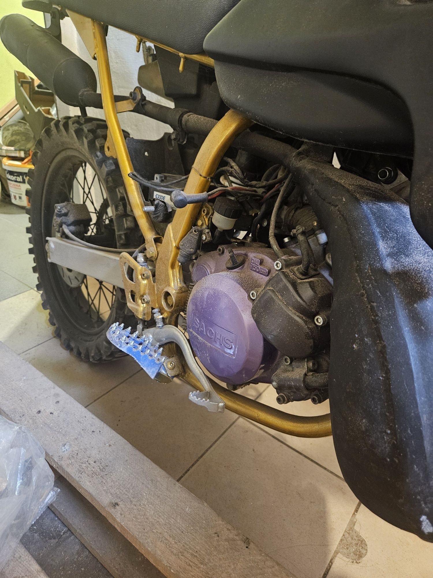 Sachs 125/170 2T – motocykl cross/enduro – silnik AM6  gotowy do jazdy