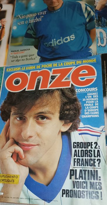 Revistas antigas de futebol