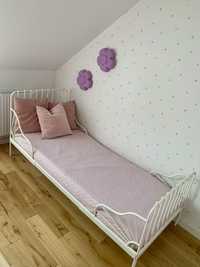 Białe łóżko dziecięce MINNEN IKEA